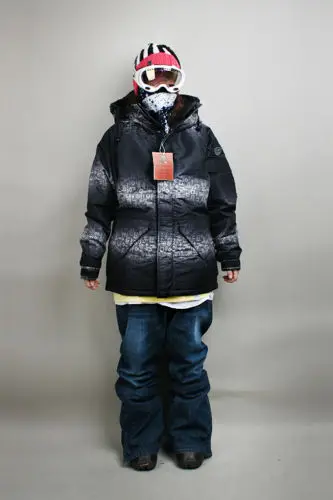 Премиум "Southplay" Зимний водонепроницаемый 10000 мм Лыжный Сноуборд(двухцветная военная куртка или джинсовые штаны