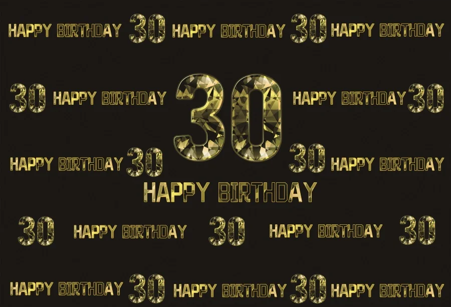 

Laeacco Crystal Diamond Adult Birthday Party Poster Photography Background Customized Photographic Backdrops For Photo Studio