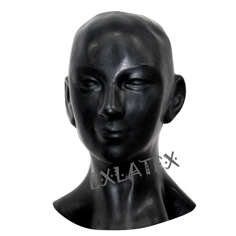 Buy Latex Mask Fetish Unisex Rubber Hood sm Mask