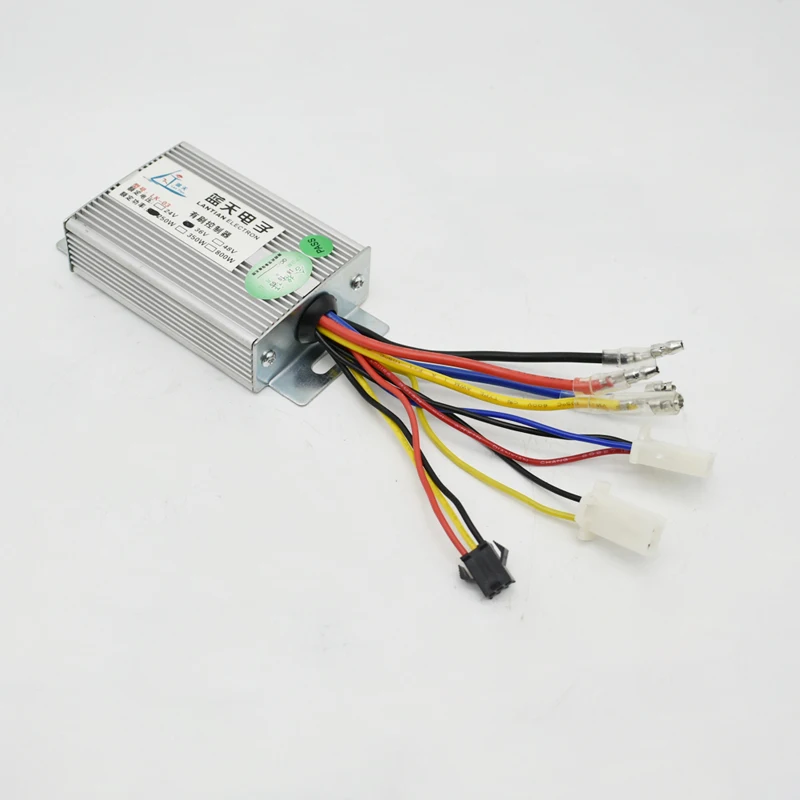 Cheap Electric Brushed Motor DC Controller 24V 36V 250W Speed Controller with PAS Sensor Port For Electric Bicycle Scooter Accessories 5