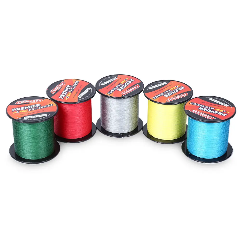 

PROBEROS 300M Fishing Lines PE 4 Strands Braided 6 to 80 lbs Fishing Line Angling Accessories Fishing Rope Cord Hot Sale
