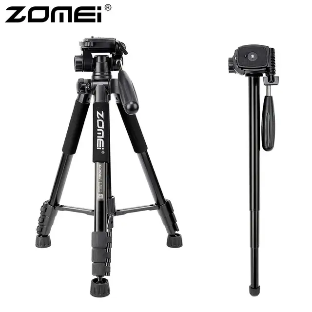 $US $33.83 ZOMEI Q222 Camera Tripod Tripode Stative Flexible Photographic Tripod Monopod Travel Stand for Smar