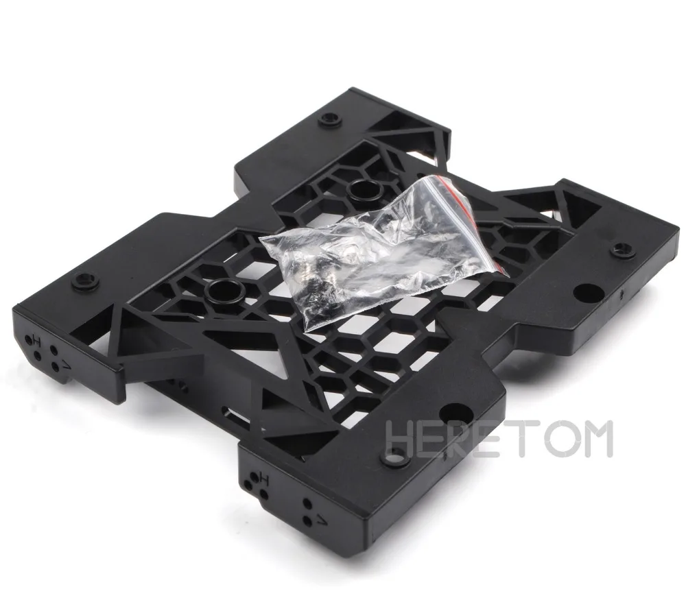 Universal 5.25/" to 3.5/"2.5/" SSD Hard Drive Bay Tray Bracket Mounting HDD Adapter
