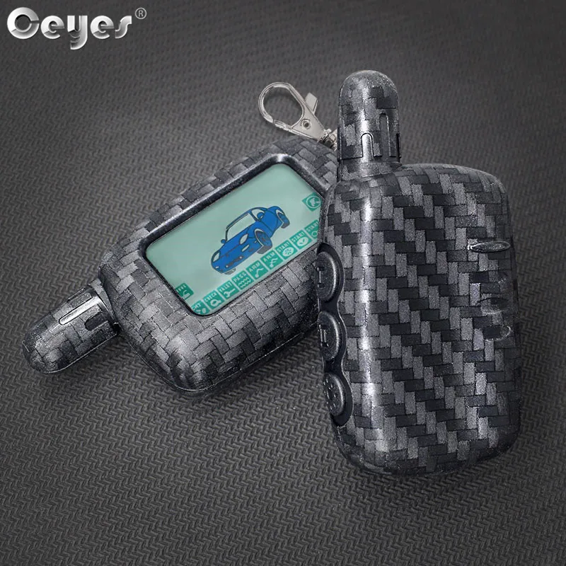 

Ceyes Car Styling Accessories Key Covers Remote Controller Holder Shells Case For Starline A6 A9 A8 Two Way Alarm System LCD 1pc