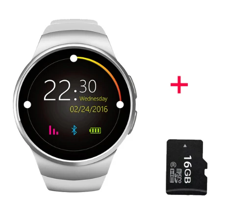 FROMPRO KW18 Bluetooth Смарт часы полный экран Поддержка SIM TF карты Smartwatch телефон сердечного ритма для ios android телефон - Цвет: SLIVER