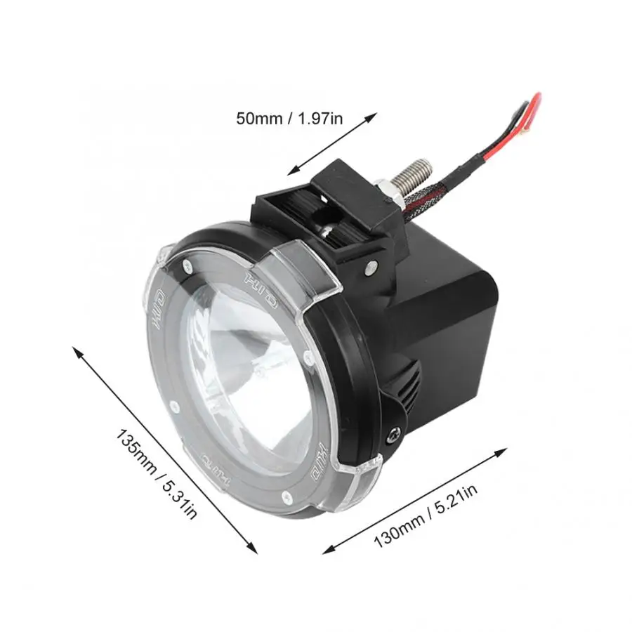 2 шт., 4 дюйма, 12 В/100 Вт, головной светильник, Точечный светильник дальнего света, 10500LM, автомобильный дорожный противотуманный светильник, Точечный светильник, комплект проводов