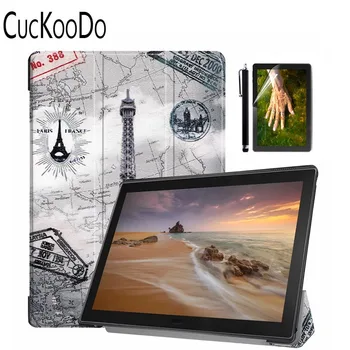 

Ultra Slim Lightweight Smart Shell Standing Cover with Auto Wake / Sleep Feature for Lenovo Tab E10 10.1'' TB-X104 Tablet