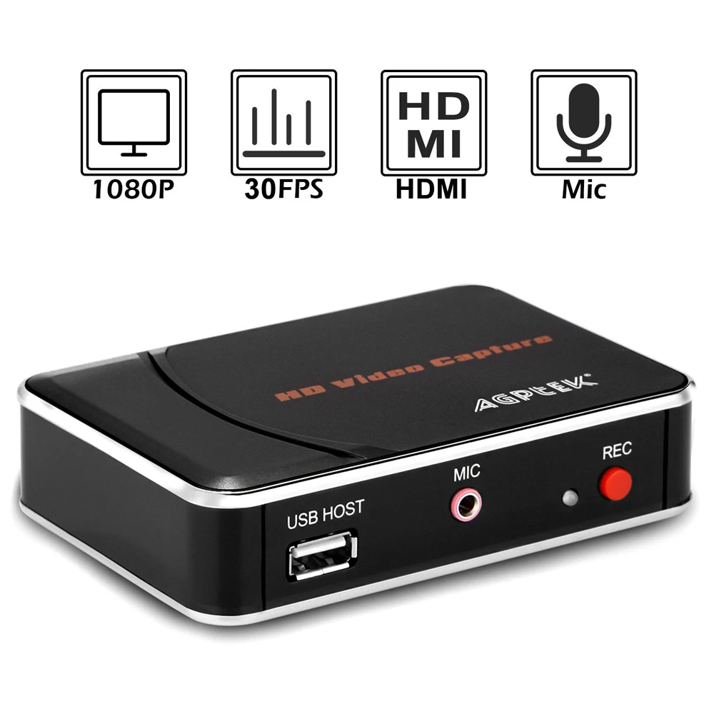 Ezcap280HB HD видео игра захвата карты конвертировать HDMI в + Mic/USB флэш диск для игрового