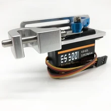 1 conjunto Dispensador Com Servo Grande Torque Servo de Alta Precisão Mecânica Interruptor Dispositivo de Servo para RC Helicopter Multicopter Zangão