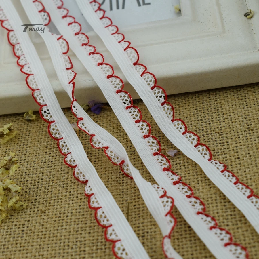 

#1477 Patchwork Elastics Band Elastic bands for Underwear Pant Bra Tutu Lace Stretch edge rubber Strap Ribbon Kids Headbands