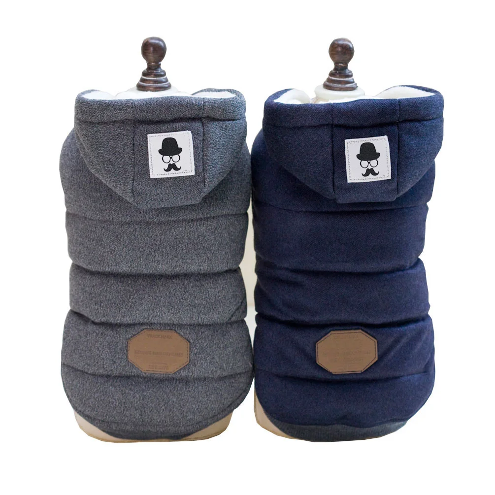 

Fleece Dog Hoodie Winter Coat for Small Boy Dog Cat Puppy Cotton Hooded Jacket Chihuahua Clothes