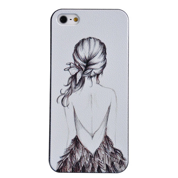 Phone Cases For Iphone 4s Vintage Girl Design Artistic Colored Drawing Modern Back Cover Cases For Iphone 4 4s 4g Free Shipping Cover Chrome Cover Iphone Hello Kittycase Dsi Aliexpress