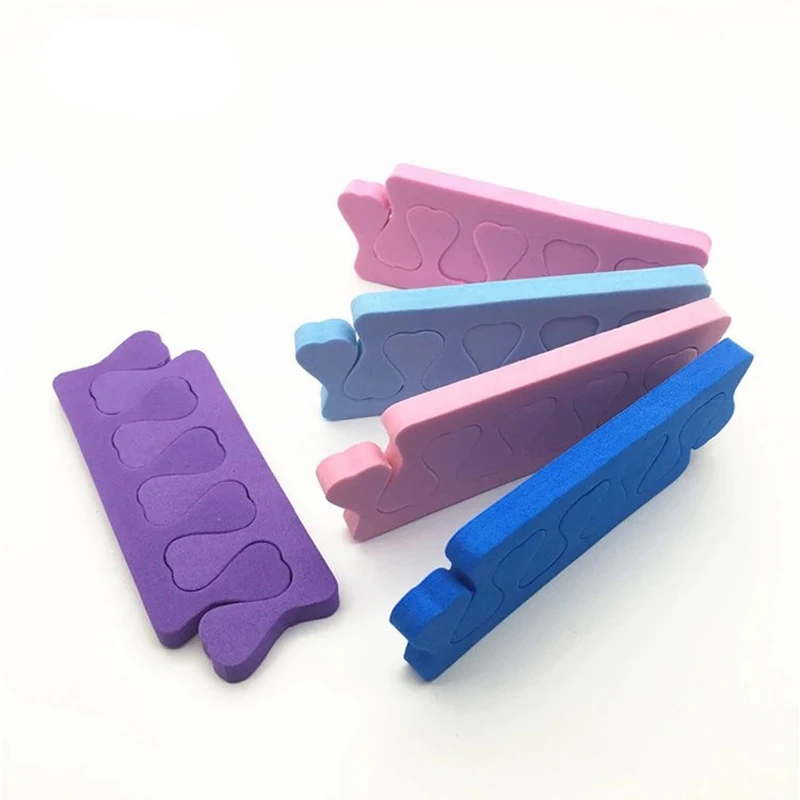 

10Pcs Soft Foam Sponge Toe Separators Popular Finger Separator Dividers Nail Art Manicure Pedicure Nail Gel Tools