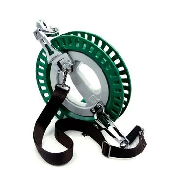 

27cm ABS Kite Reel Line Winder Kite String Reel Wheel with Strap Hand Brake Outdoor Large Kite Flying Fun