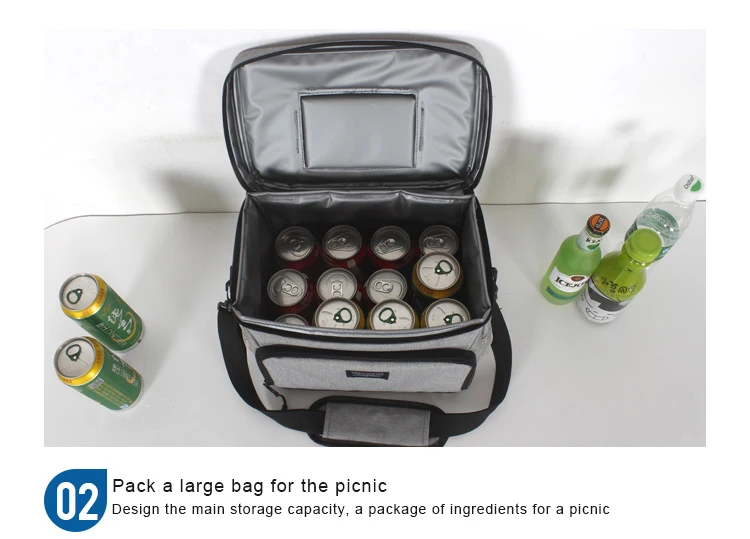DENUONISS новая водонепроницаемая сумка-холодильник Термосумка Оксфорд 24 может большой емкости сумка для термоса портативный холодильник