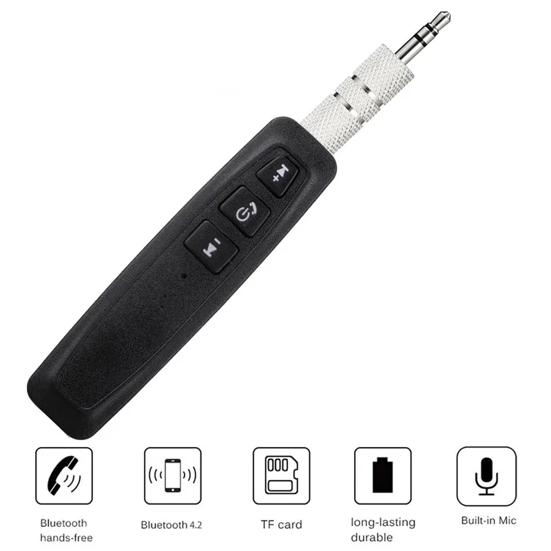 

Car Bluetooth Receiver KR105BL Aux Car Phone Audio Adapter 3.5mm Car Audio Upgraded Version Car Stereo Auto AUX Kit For Speaker