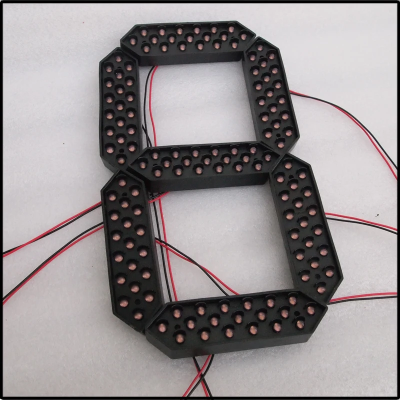 1" красный цвет Digita чисел модуль, светодиодные знаки, 7 сегментов модулей, высокая яркость светодиодный чип, светодиодный щит, часы