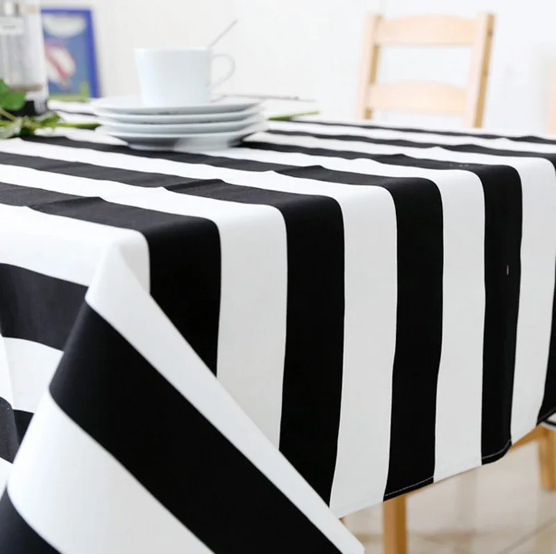 Price Black And White Striped Table Cloth Canvas Tablecloth Price Black And White Striped Table Cloth Canvas Tablecloth For Dining Room In Tablecloths From Home Garden On Aliexpress Alibaba Group