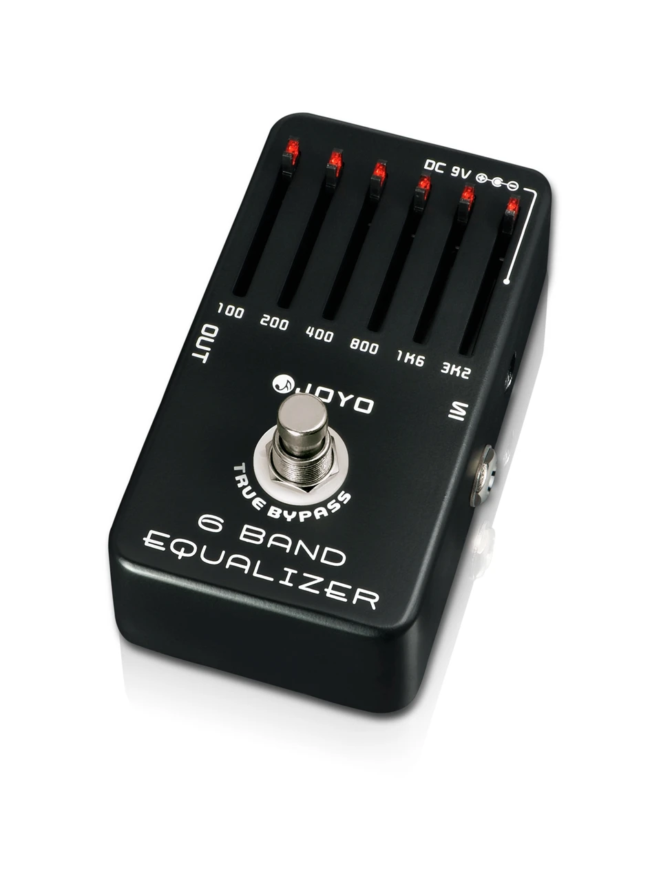 JOYO 6 Band Guitar EQ Pedal Equalizer Adjust Low Middle High Frequency A Range Of 36dB