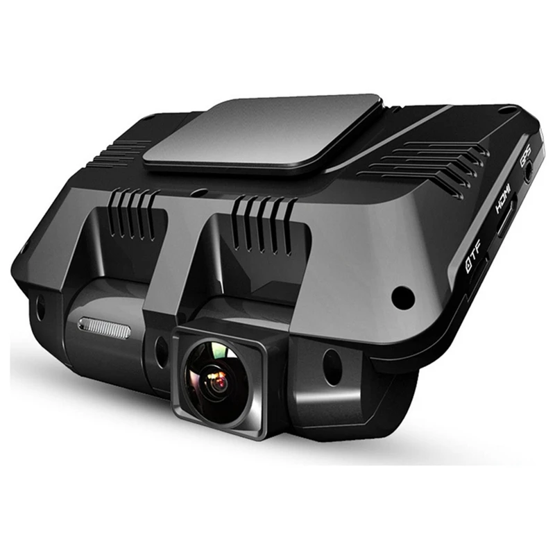 Автомобильный видеорегистратор V28 HD с двумя линзами Panorama Pixel 12 миллионов