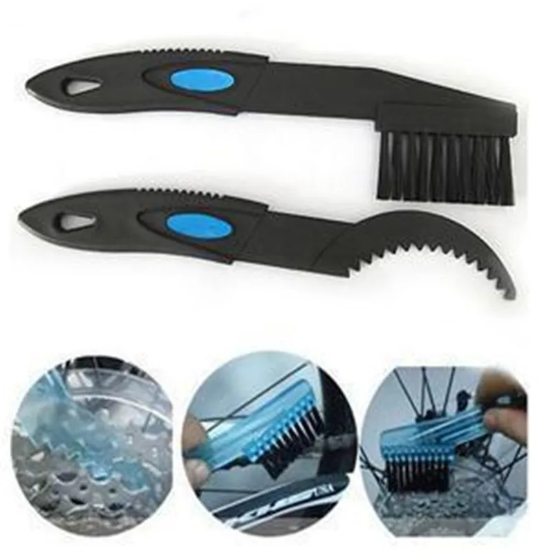 Flash Deal 4 PCS / Set Bicycle Chain Cleaner Cycling Cleaning Brushes Bike Quick Washing tool Kits+ Clean Brush+ Chain Protector OD0001 3