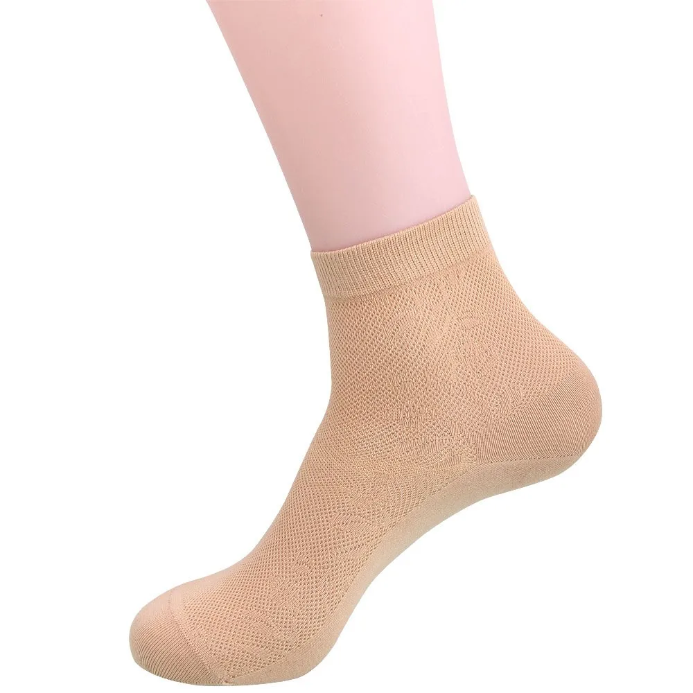 Новые хлопковые летние Для женщин тонком Стиль сетки Повседневное короткие носки