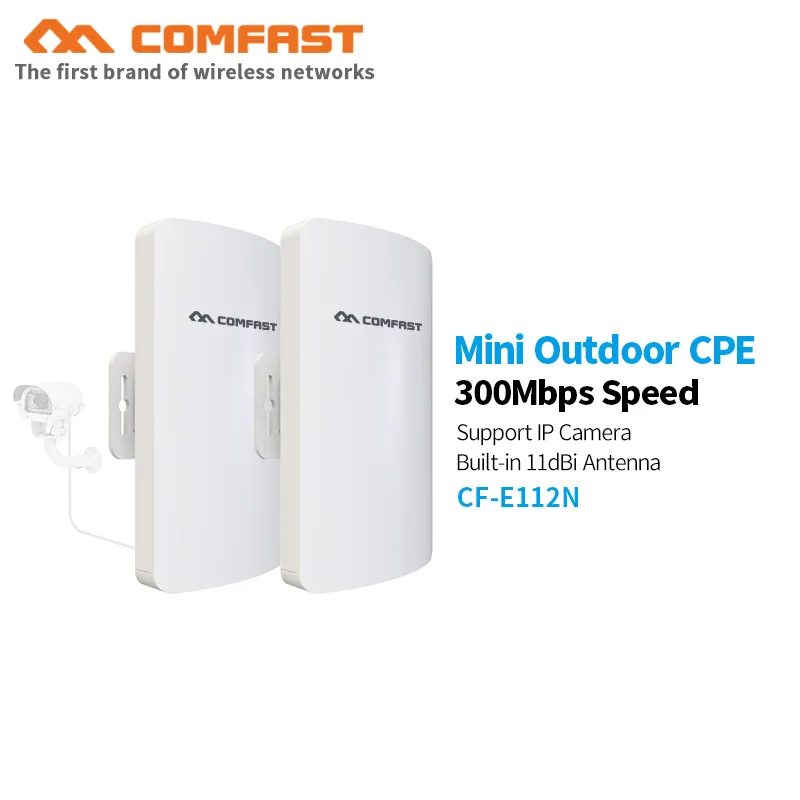 

2pcs COMFAST Outdoor Wireless bridge 1-2km wi fi Access point Elevator Monitoring CPE Client Receive WIFI Transmission repeater