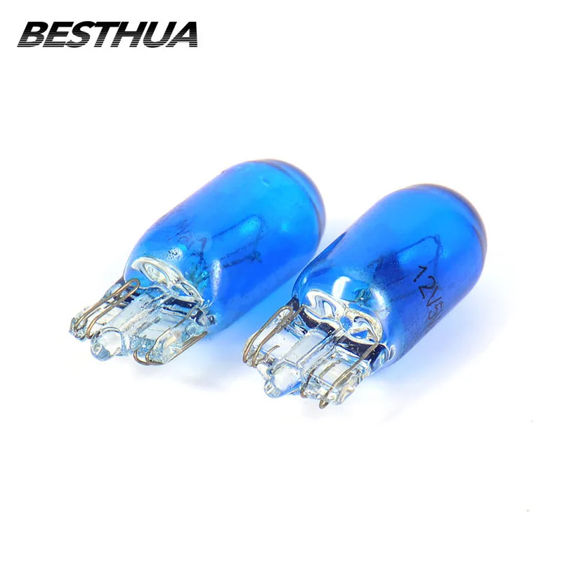 6Pcs T5 T10 Instrument Bulbs Electric Car Motorcycle Lights Bulbs Wave