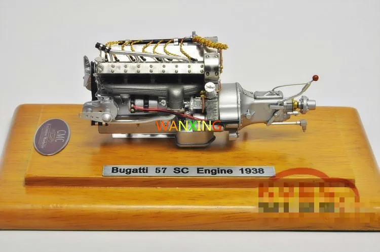 1/18 Масштаб Модель CMC Bugatti 57 SC Модель двигателя игрушки из сплава хобби деревянная база коллекционные подарки Бесплатная доставка