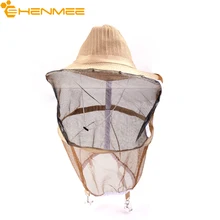 Высококачественная вязаная шапка пчеловода шляпа пчеловода защита для лица пчела Защитная шапка