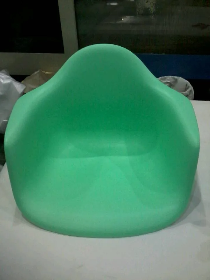 Классический Современный дизайн Модный популярный обеденный стул/пластиковые и металлические стальные ножки, обеденный стул/современный домашний Armchair-2PCS набор - Цвет: Mint Green 22