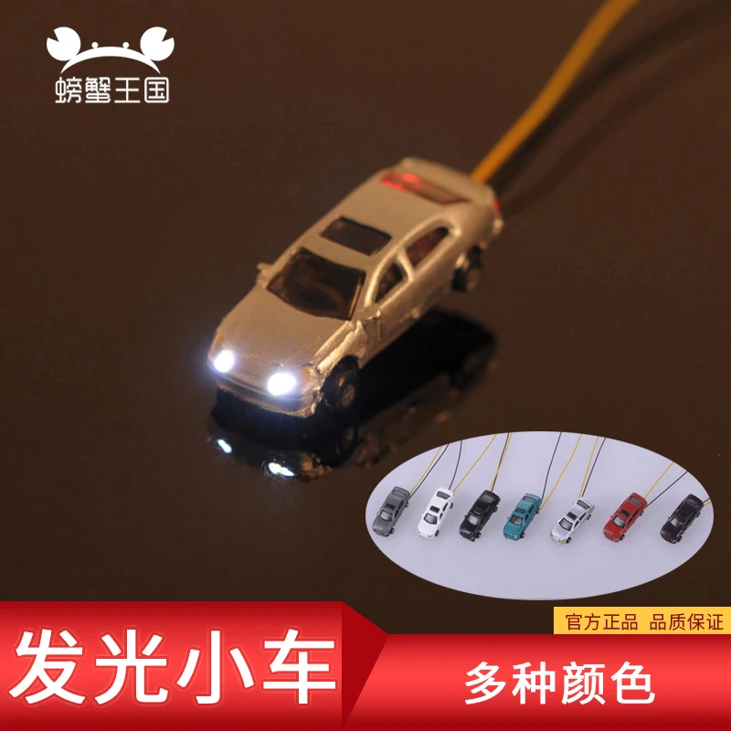 

10pcs Building Street Layout miniature Flaring Model light Car 1:150 1:200 N Z Scale Train Scenery Layout