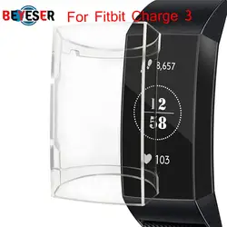 Для Fitbit Charge 3 чехол цветной мягкий силиконовый защитный чехол оболочка для Fitbit Charge 3 Band Смарт-часы аксессуары