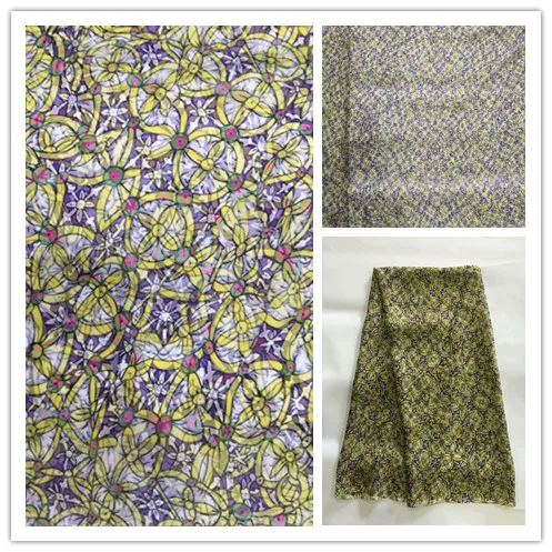 

New Summer Print 100%Silk Chiffon Fabric For Women Dress 140cm Wide 6Momme Thin Georgette Fashion cloth DIY Sewing DSF26