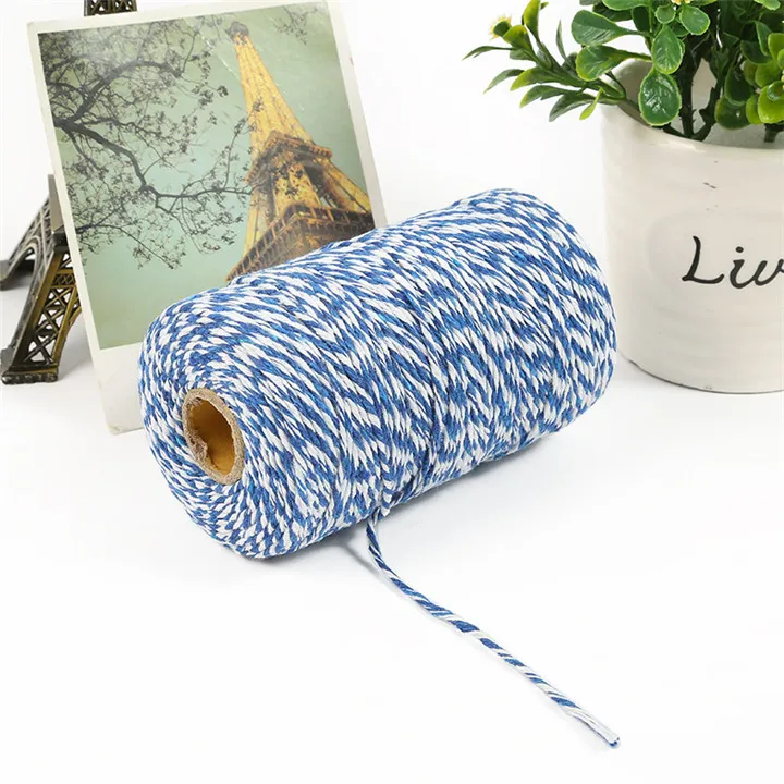 3  100m x2mm Cotton Yarn Thread DIY Handmade Knitted Thread For Child Baby Knitting Crochet Yarn Diy Crafts Clothing Sewing Yarns