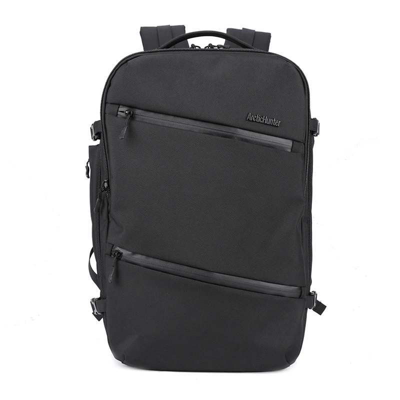 

AUAU-Arctic Hunter City Travel Backpack Large Capacity Travel Backpack Polyester Waterproof Computer Bag Check-In Bag