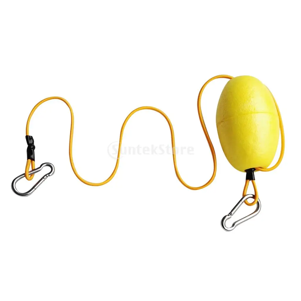 

Kayak Canoe Tow Throw Line Floating Accessory Leash with Anchor Float for Grip Accessories 74cm Rope & 9.7cm Float