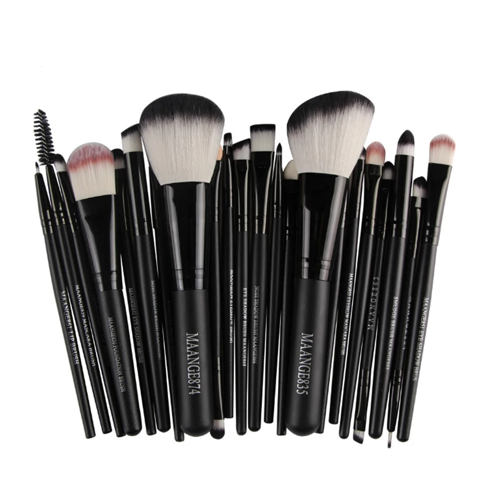 Eyeshadow brush set High quality Professional Makeup Brushes Foundation Powder Blush Eyebrow Lip Make up Brush Set Min | Красота и