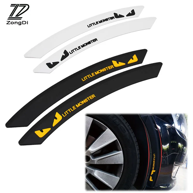 

ZD Car Wheel eyebrow decorative Anti-collision Strip Sticker for Acura Chevrolet Cruze Aveo Peugeot 307 308 Seat Leon Mazda 3 6