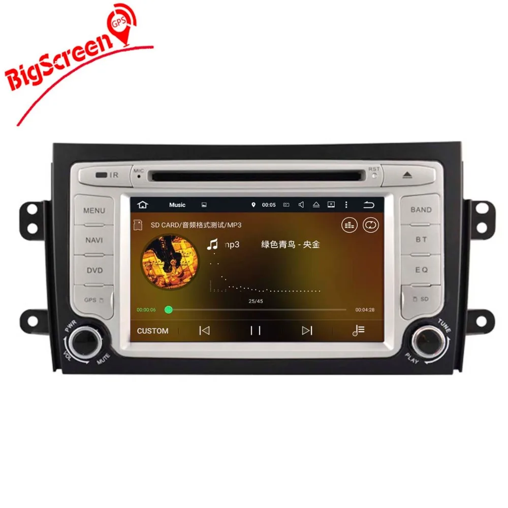 Best The Newest Android 7.1 Quad Core Car CD DVD Player GPS Navigation For SUZUKI SX4 2006-2012  Multimedia Monitor  Stereo 5