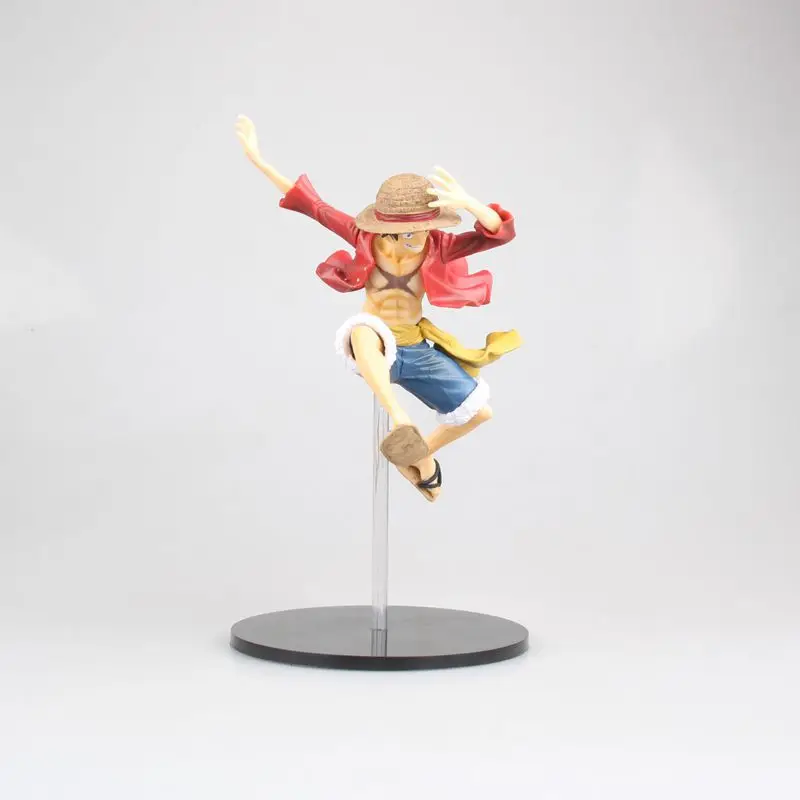 

Anime Figures 21CM One Piece Monkey.D.Luffy Jump PVC Action Figure Collectible Model Toy Gift