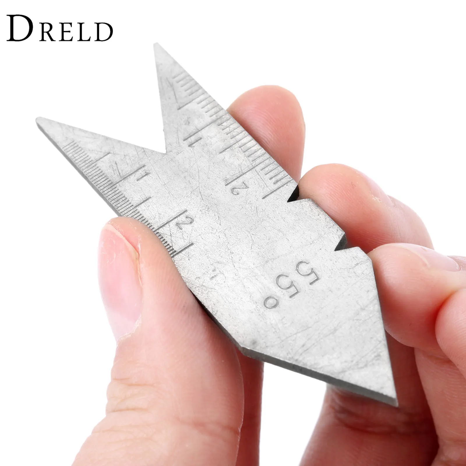 

DRELD Whitworth 55 Degree Center Gauge Metric Screw Cutting Thread Pitch Centering Gage Stainless Steel Measuring Tools