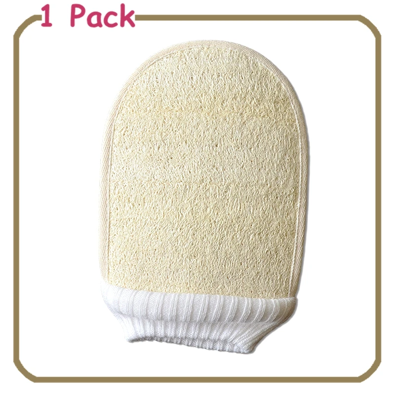 

Natural Bath Loofah Sponge Glove Shower Luffa Body Scrub Sponges Scrubber Cleaner Soft Skin Mitt Scrub Loofah Massage Body