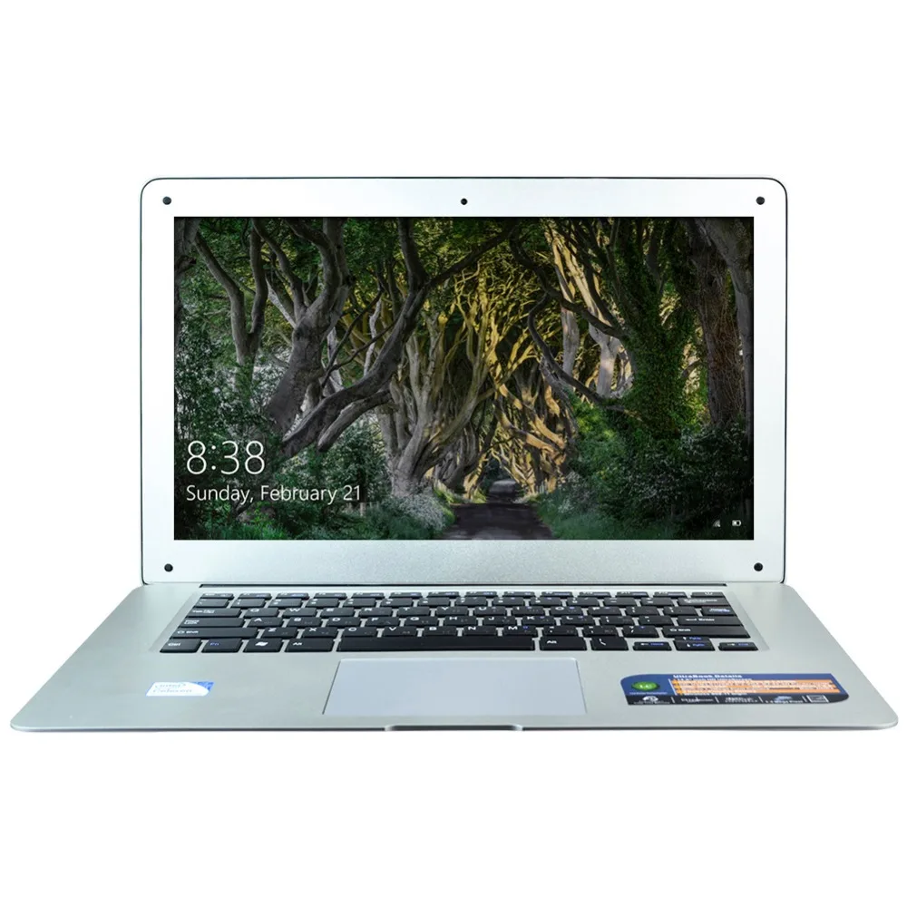 Quad Core 14 inch Laptop Computer Notebook Windows 10 Celeron J1900 4G RAM 128G SSD Wifi HDMI Webcam