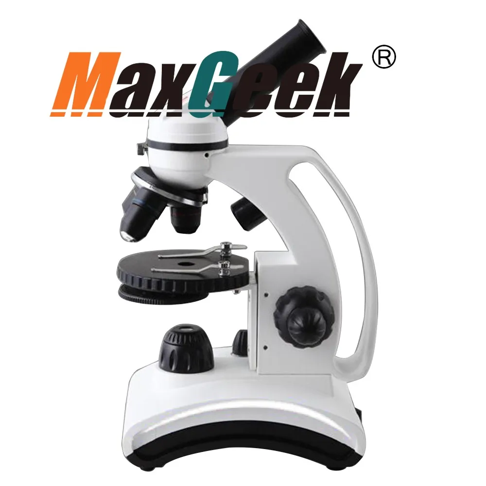 

Optical Biological Microscope 40X-1600X Monocular Magnifier for Experiment