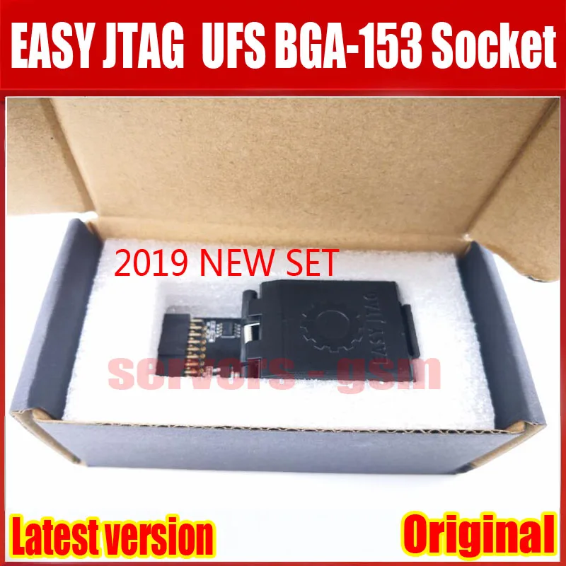 Новейший Простой Jtag плюс UFS BGA-153 адаптер с легкий Jtag плюс коробка