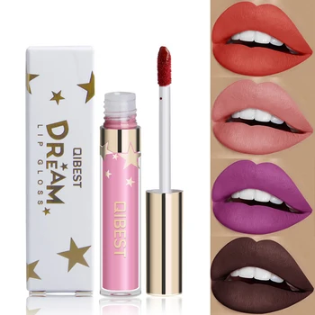 

1PC Lasting Long Waterproof Matte Liquid Lipstick Professional Lip Gloss Popular Makeup Tools Cosmetics Nutritious Moisturizer