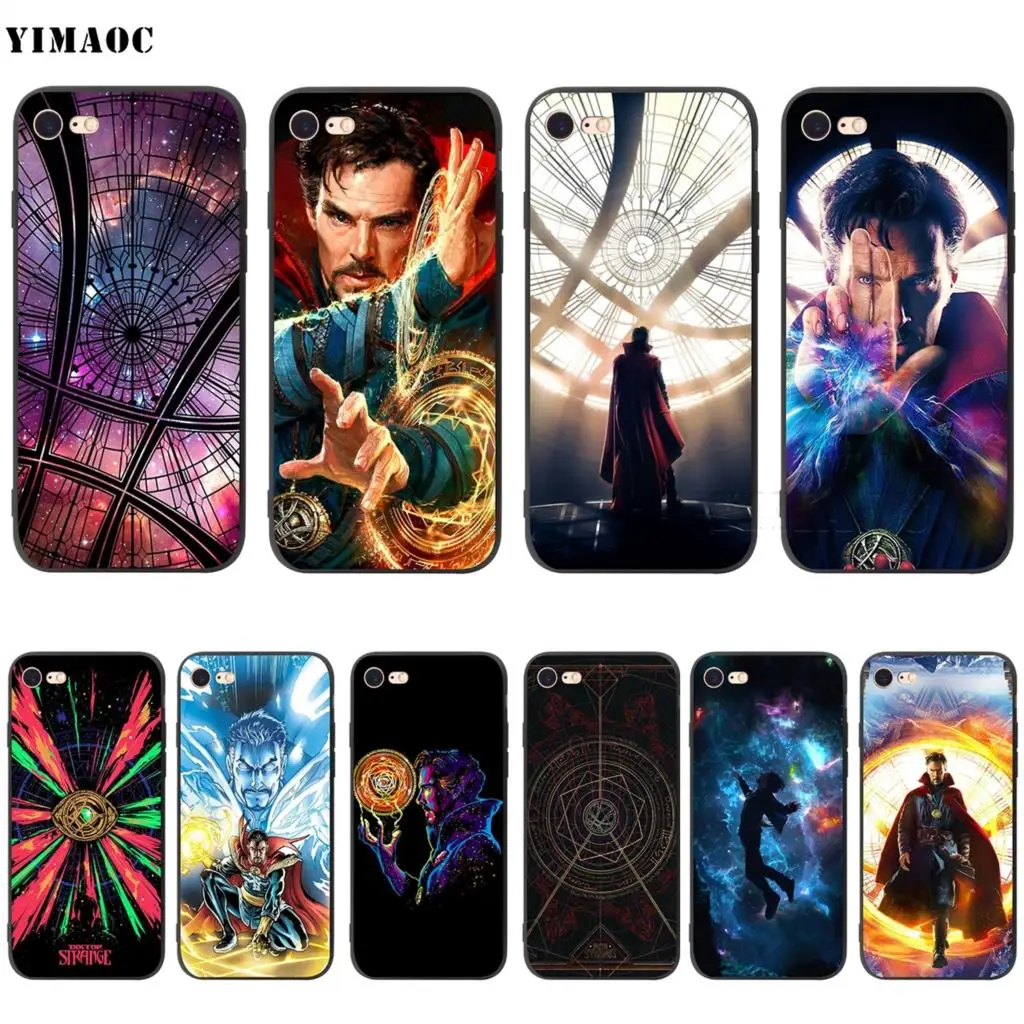 

YIMAOC Dr. Doctor Strange Soft Silicone Case for iPhone XS Max XR X 8 7 6 6S Plus 5 5s se