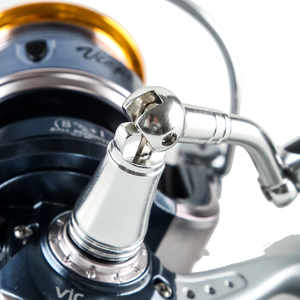Surf Casting Fishing Reel Spinning Fishing Reel 8+1BB Gear Ratio 5.1:1 Aluminium Handle Carp Steering Wheel Spinning Reel Surf Casting Fishing Reel Spinning Fishing Reel 8+1BB Gear Ratio 5.1:1 Aluminium Handle Carp Steering Wheel Spinning Reel