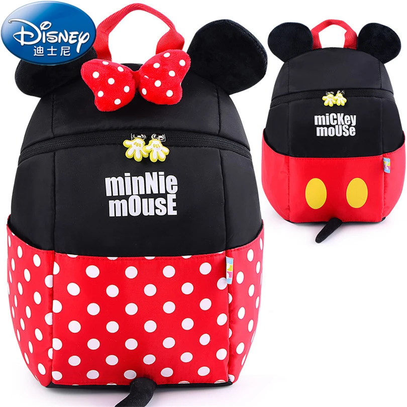 

Disney 2018 Mickey&Minnie Children Backpacks kindergarten Schoolbag Kids Backpack Children School Bags Baby Girls Boys Backpacks